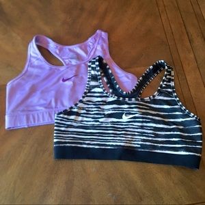 Set of 2 Nike Sports Bras